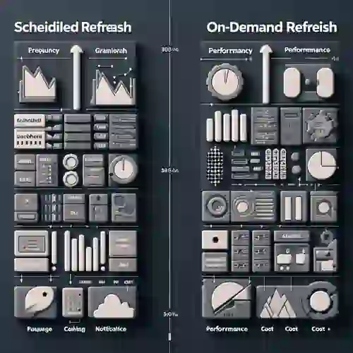 Power BI Schedule vs On-Demand Refresh